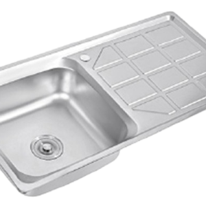 Single Basin with Drainboard